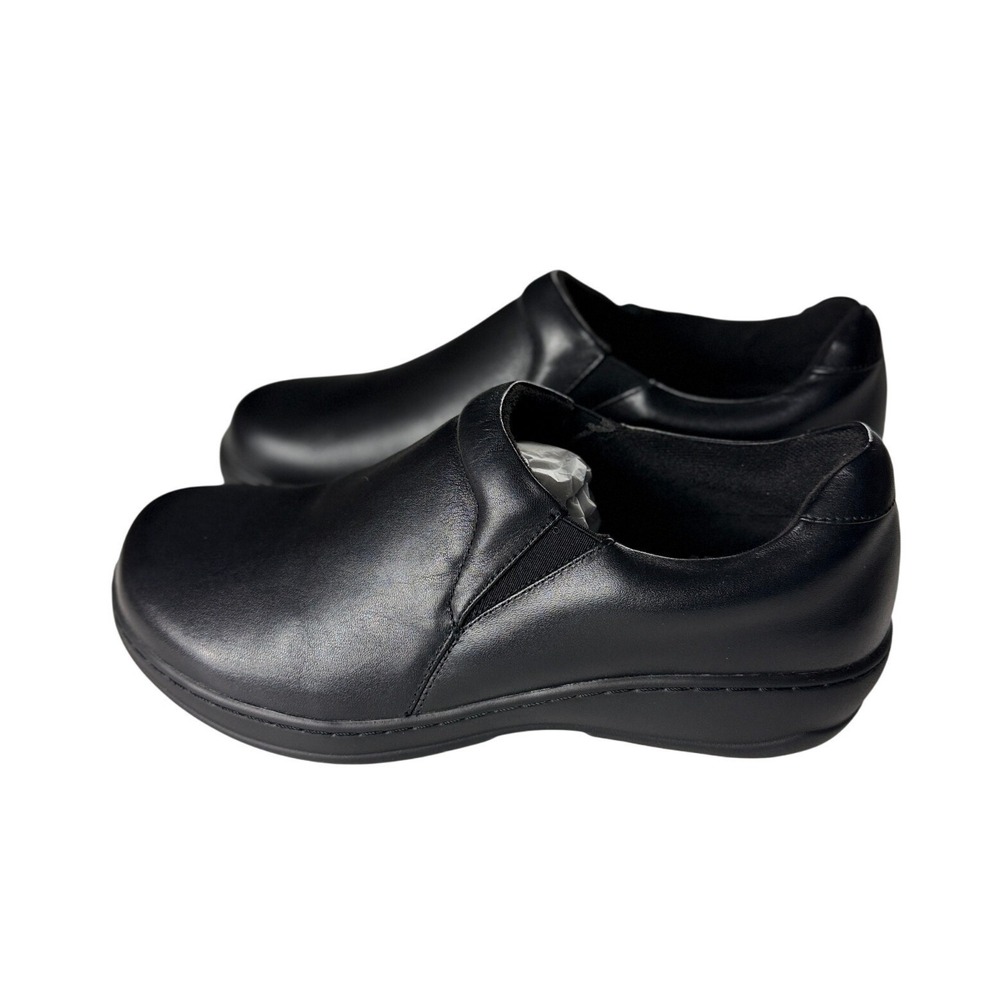 Spring Step Woolin Black Slip On Work Shoes Oil Skid Resistant‎ Mens 10 NWOB